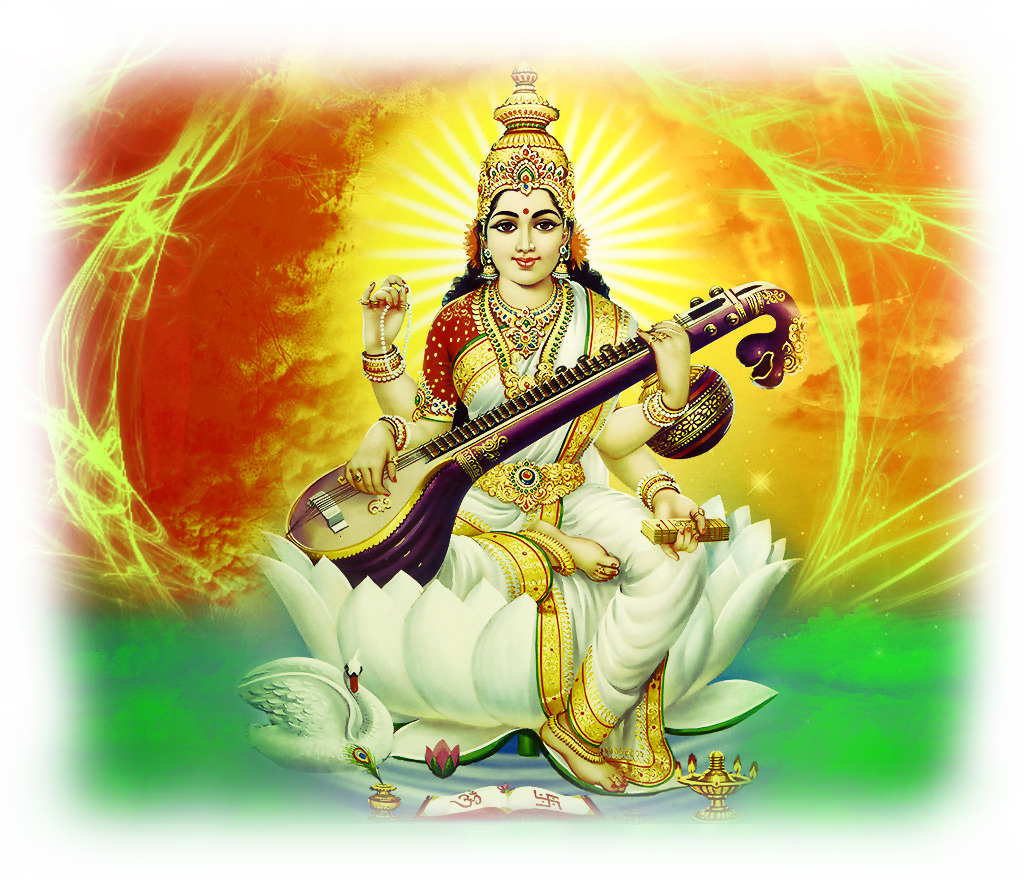 Saraswati - Hindu goddess of knowledge, music, art and wisdom